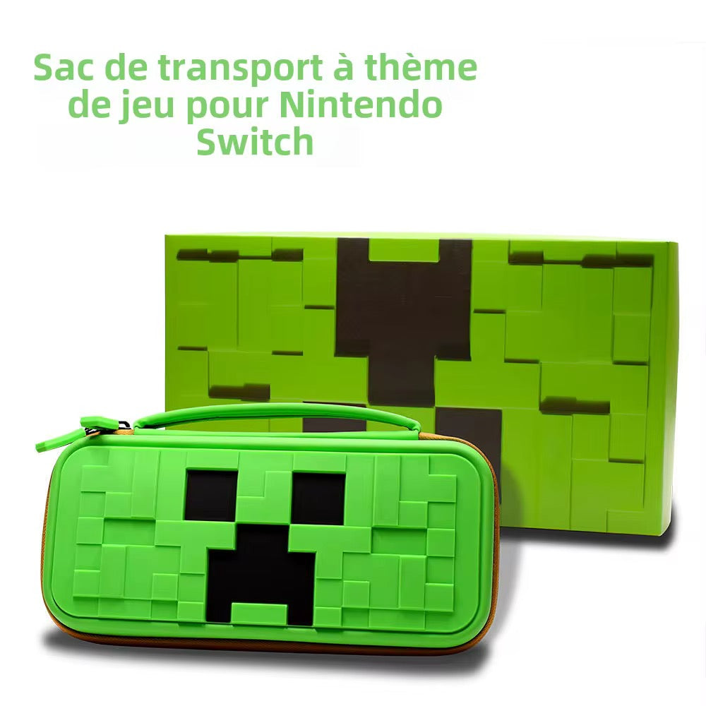 Étui de Transport Minecraft pour Nintendo Switch – Rigide et Spacieux