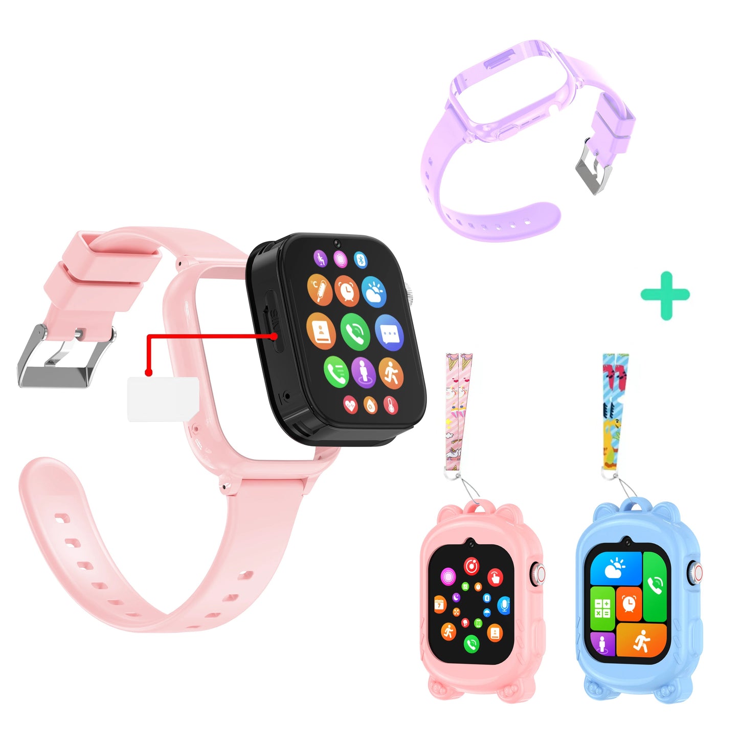 Montre Connectée Enfant GPS 4G – Sécurité & Fun au Poignet
