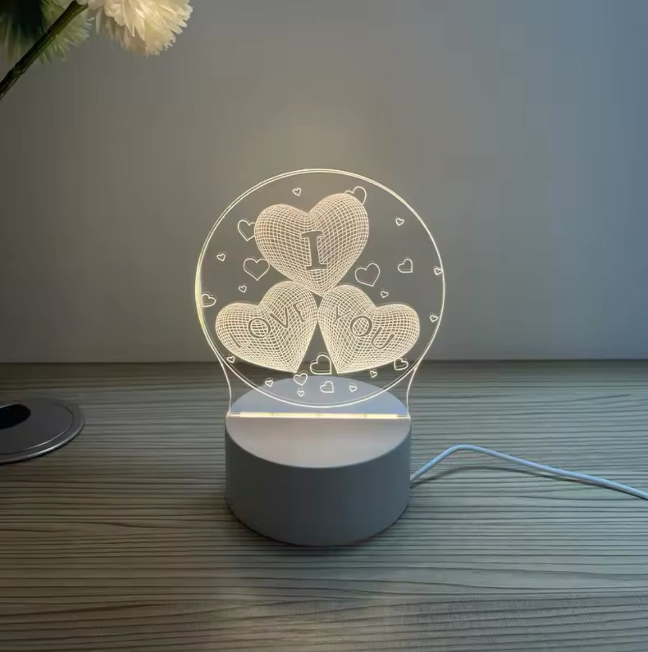 Lampe 3D Love