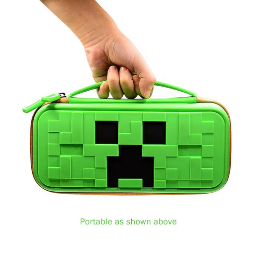 Étui de Transport Minecraft pour Nintendo Switch – Rigide et Spacieux